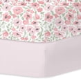 thumbnail image 1 of Plushii Baby Crib Sheets Fitted 2 Pack for Boys & Girls, 52'’ x 28'' Soft Microfiber Toddler Bed Sheets for Standard Crib & Toddler Mattresses (Floral), 1 of 7