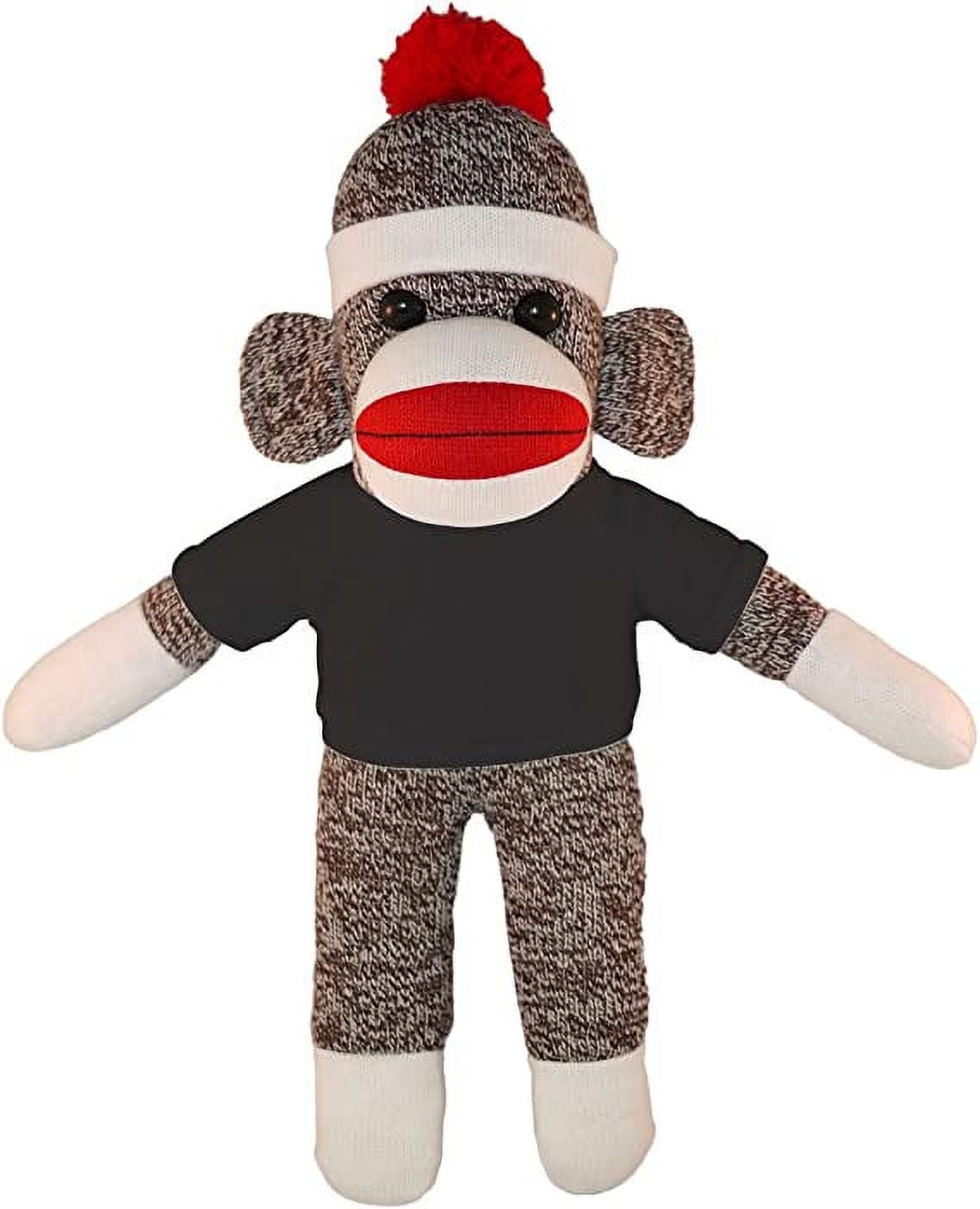 Plushland 10 Inch Floppy Original Sock Monkey Great Present for