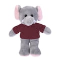 thumbnail image 1 of Plushland 8 Inch Floppy Elephant with Tee Plush Stuffed Animal Personalized Gift - Custom Text on Shirt - Great Present for Mothers Day, Valentine Day, Graduation Day, Birthday, 1 of 1