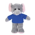 thumbnail image 1 of Plushland 8 Inch Floppy Elephant with Tee Plush Stuffed Animal Personalized Gift - Custom Text on Shirt - Great Present for Mothers Day, Valentine Day, Graduation Day, Birthday, 1 of 1