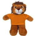 thumbnail image 1 of Plushland 8 Inch Floppy Lion with Tee Plush Stuffed Animal Personalized Gift - Custom Text on Shirt - Great Present for Mothers Day, Valentine Day, Graduation Day, Birthday, 1 of 1