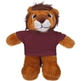 thumbnail image 1 of Plushland 8 Inch Floppy Lion with Tee Plush Stuffed Animal Personalized Gift - Custom Text on Shirt - Great Present for Mothers Day, Valentine Day, Graduation Day, Birthday, 1 of 1