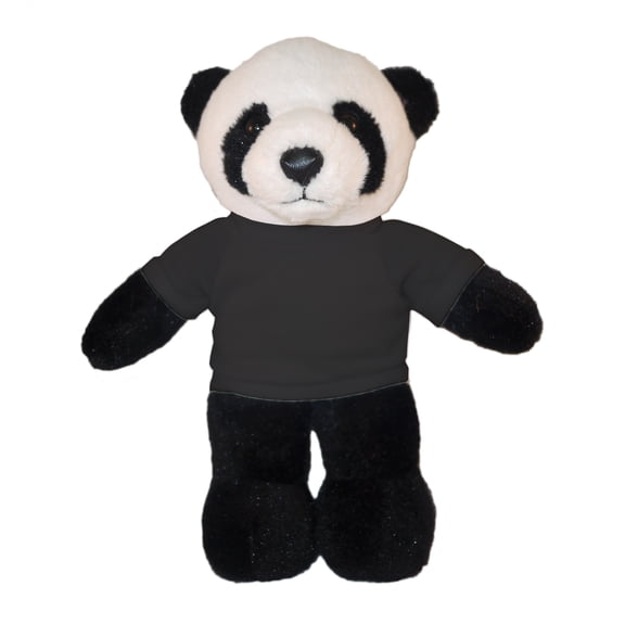 Plushland 8 Inch Floppy Panda with Tee Plush Stuffed Animal Personalized Gift - Custom Text on Shirt - Great Present for Mothers Day, Valentine Day, Graduation Day, Birthday
