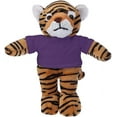 thumbnail image 1 of Plushland 8 Inch Floppy Tiger with Tee Plush Stuffed Animal Personalized Gift - Custom Text on Shirt - Great Present for Mothers Day, Valentine Day, Graduation Day, Birthday, 1 of 1