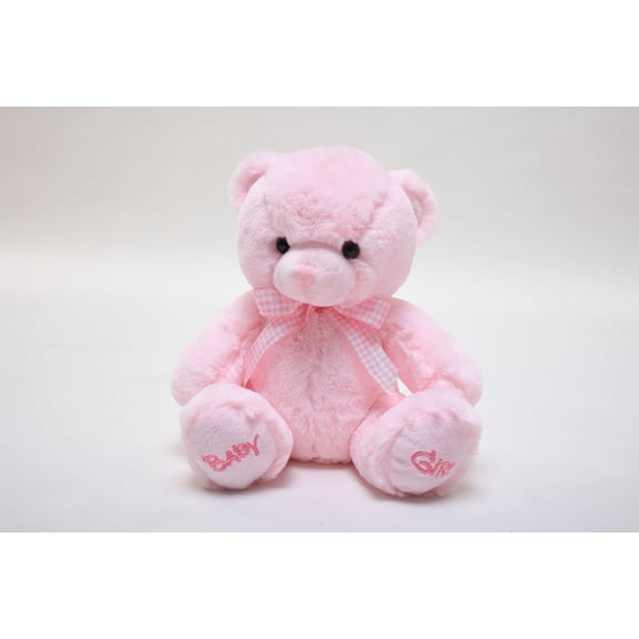 Plushland Adorable Teddy Bear Stuffed & Animals Plush Toy, Pink 9"