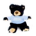 thumbnail image 1 of Made By Aliens Noah Black Bear 12 Inch, Stuffed Animal Personalized Gift - Great Present for Back to School, Valentine Day, Graduation, Birthday,Anniversary, get Well,Christmas (Powder), 1 of 1