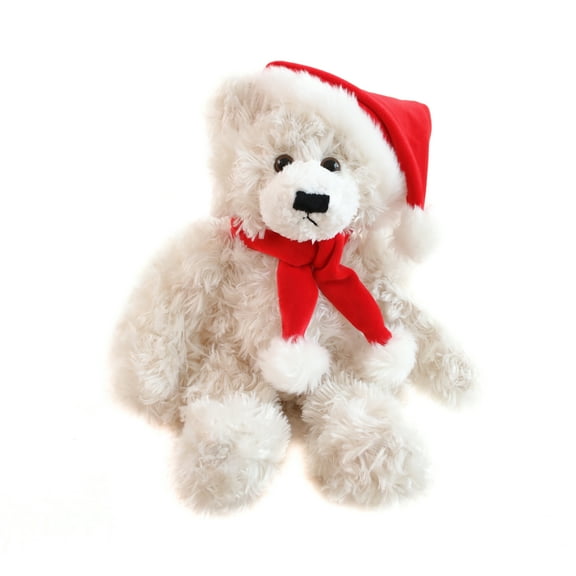 Plushland Christmas Brandon Bear Cream 12 inch Best Gift For Christmas