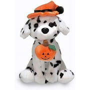 Plushland Halloween Pawpals 8 inches Puppy Dog Plush Stuffed Toy Comes with Hat and Halloween Jack O Lantern - Pumpkin for Kids on This Holiday