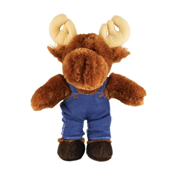 Stuffed Animal with Blue Jean Overalls Personalized Gift, Soft Coveralls Toys Great Present for Valentine Day, Graduation, Birthday,Anniversary, get Well,Christmas Home decor Office 12 Inch