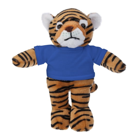 Plushland Tiger Plush Toys 12 Inch, Soft Stuffed Animal Cuddly Personalized Gift - Custom Text on Shirt - Great Present for Mothers Day, Valentine Day, Graduation Day, Birthday Home Decor