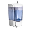 thumbnail image 1 of Plussen Soap Dispenser 20oz/600ml Wall-Mounted ABS Material Gel/Liquid for Home & Commercial, White, 1 of 7