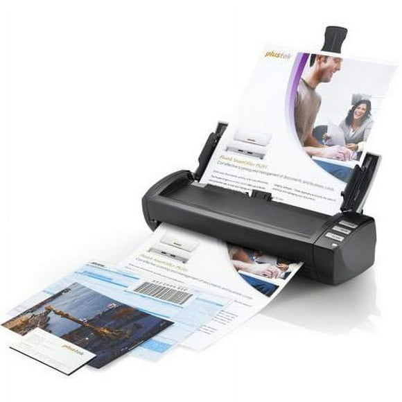 Plustek AD480 Scanner for Card and Document, 20 page Paper Feeder+Card Slot