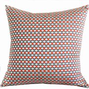 Plut PBRA2299-2036-DP Sunny Cave Luxury Double Sided Throw Pillow, Orange & Beige - King