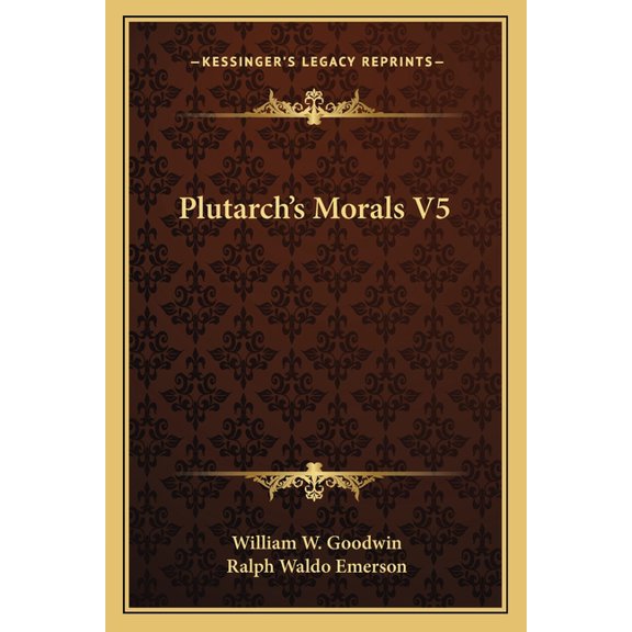 Plutarch's Morals V5 (Paperback)