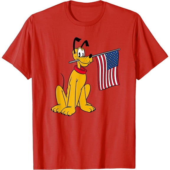 Pluto Americana DTG Print Unisex T-Shirt