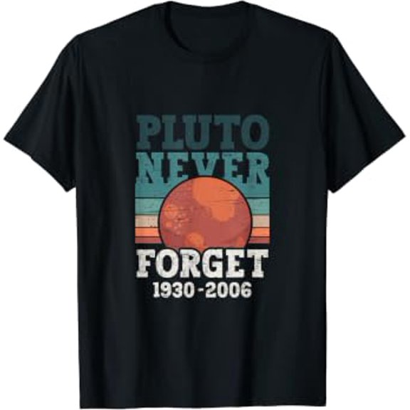 Pluto Dwarf Planet Solar System Vintage T-Shirt