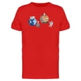 thumbnail image 1 of Pluto & Earth With Astronauts Tee Men's -Image by Shutterstock, 1 of 1