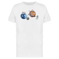 thumbnail image 1 of Pluto & Earth With Astronauts Tee Men's -Image by Shutterstock, 1 of 1
