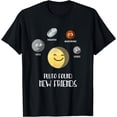 thumbnail image 1 of Pluto Found New Friends Dwarf Planets Astronomy Kids T-Shirt, 1 of 3