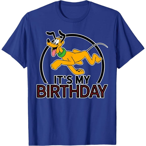 Pluto It's My Birthday DTG Print Unisex T-Shirt