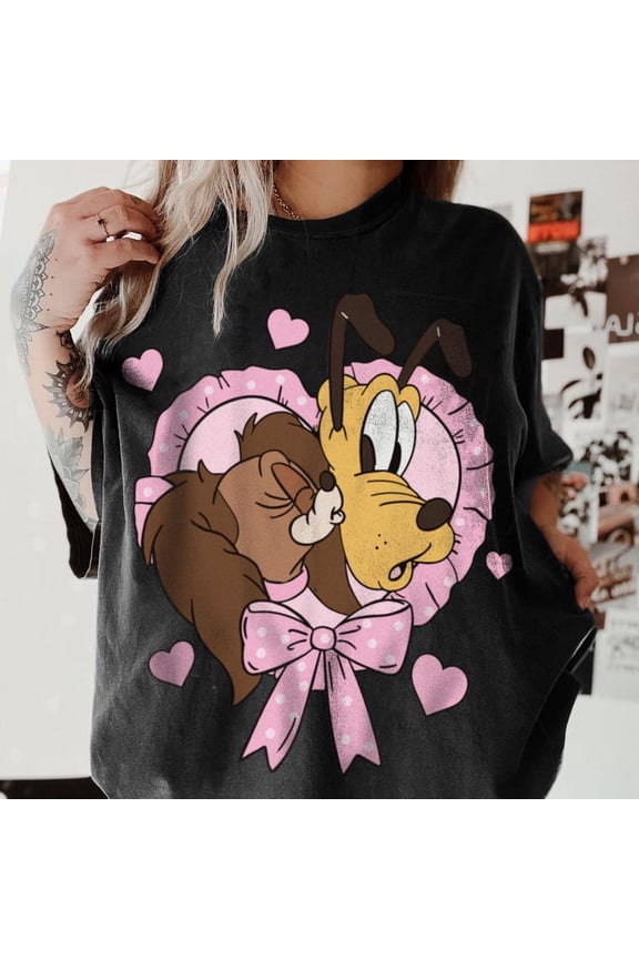 Pluto Kissed Sweethearts Nite Pastel Valentine 2026 T-Shirt All size S-3XL