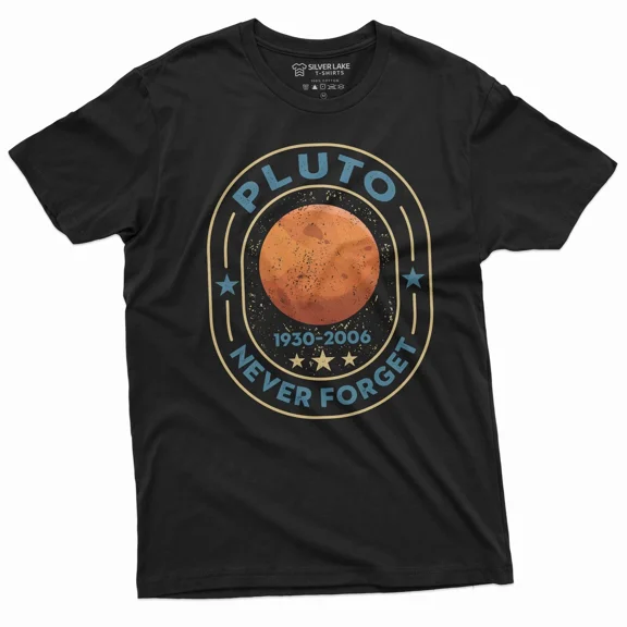 Pluto Neve forget 1930-2006 T-shirt Planets astrology science geeky school Tee