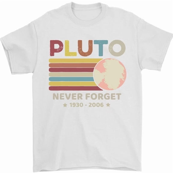 Pluto Never Forget Space Astronomy Planet T-Shirt