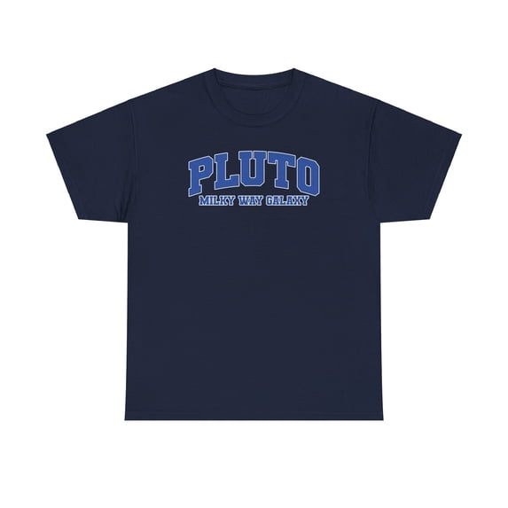 Pluto Shirt Gifts Tshirt Crew Neck Short Sleeve