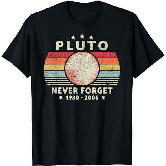 Pluto Shirt. Retro Style Funny Space, Science T-Shirt