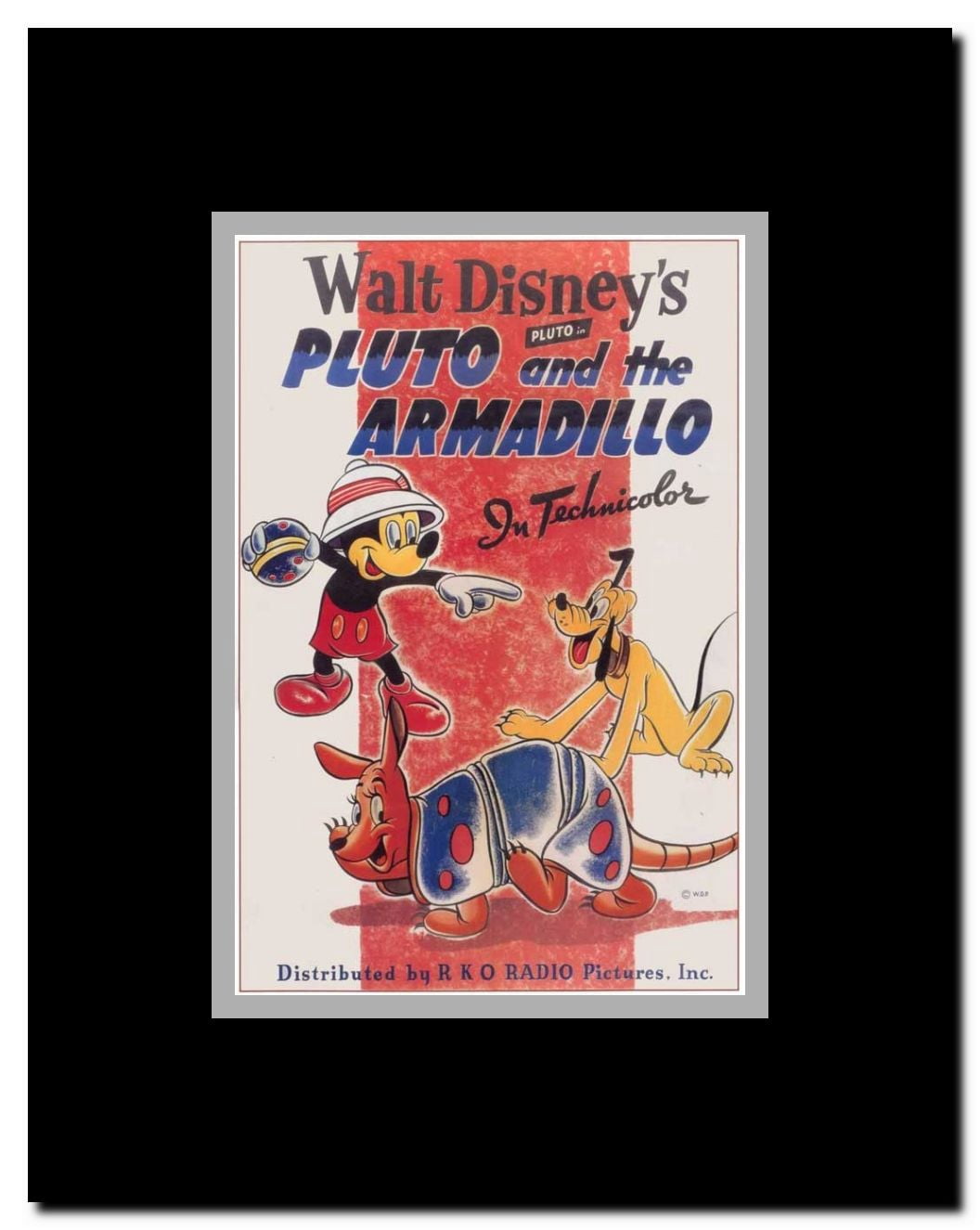 Pluto and the Armadillo Framed Movie Poster