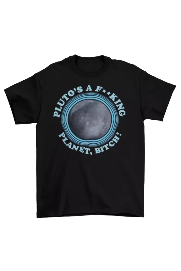 Pluto is a Planet T-Shirt Unisex Cotton Adult Space Sizes TV New