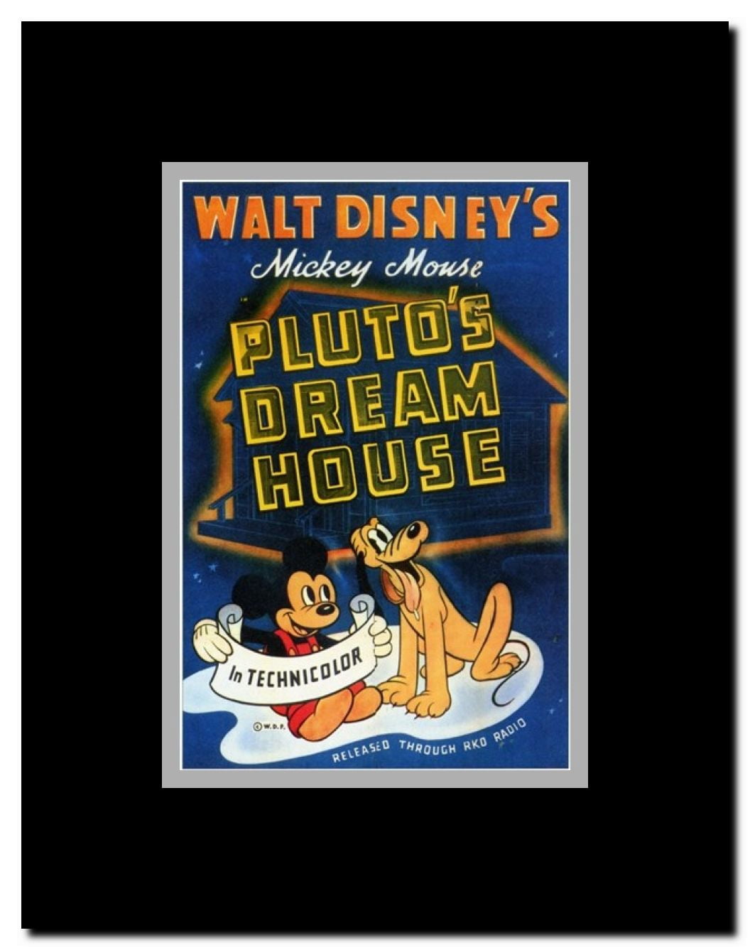Pluto's Dream House Framed Movie Poster