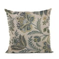 thumbnail image 1 of Plutus 12" x 20" Amazonian Floral Luxury Throw Pillow in Blue, 1 of 2