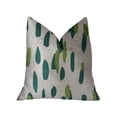 thumbnail image 1 of Plutus 12" x 20" Bosky Willow Luxury Throw Pillow in Green and Beige, 1 of 3