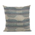 thumbnail image 1 of Plutus 12" x 20" Lake Stripe Luxury Throw Pillow in Blue, 1 of 2