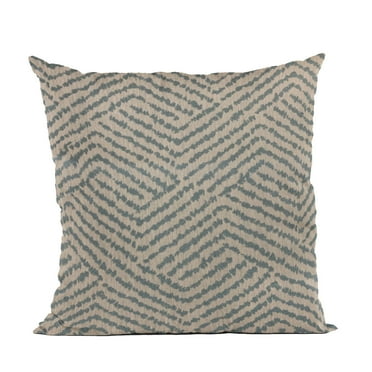 Plutus 12" x 20" Maze Chevron Luxury Throw Pillow in Blue