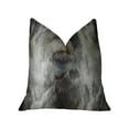 thumbnail image 1 of Plutus 16" x 16" Dusty Ash Handmade Luxury Pillow in Gray Charcoal, 1 of 3