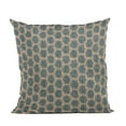 thumbnail image 1 of Plutus 16" x 16" Eyelashes Dot Luxury Throw Pillow in Blue, 1 of 2