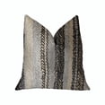 thumbnail image 1 of Plutus 16" x 16" Grey Horizon Luxury Throw Pillow in Blue and Gray, 1 of 3