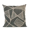 thumbnail image 1 of Plutus 16" x 16" Sketch Abstract Luxury Throw Pillow in Gray, 1 of 9