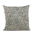 thumbnail image 1 of Plutus 18" x 18" Artistic Plaid Luxury Throw Pillow in Blue, 1 of 2