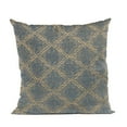 thumbnail image 1 of Plutus 18" x 18" Diamond Cut Diamond Luxury Throw Pillow in Blue, 1 of 2