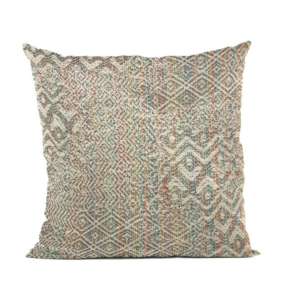 Plutus Brands Multi-Color Plutus Fave Abstract Luxury Throw Pillow 18 in x 18in, Double Sided 18" x 18"