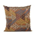 thumbnail image 1 of Plutus 18" x 18" Lines Fret Luxury Throw Pillow in Multi-Color, 1 of 9