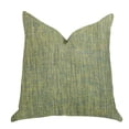 thumbnail image 1 of Plutus 18" x 18" Mango Bliss Luxury Throw Pillow in Green and Yellow Tones, 1 of 2