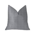 thumbnail image 1 of Plutus Napoleon Gray and Beige Luxury Throw Pillow 18"L x18"W, 1 of 3