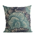 thumbnail image 1 of Plutus 18" x 18" Plush Damask Luxury Throw Pillow in Blue, 1 of 3