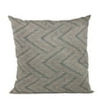 thumbnail image 1 of Plutus Brands Blue Plutus Triangles Abstract Luxury Throw Pillow 18 in x 18in, Double Sided 18" x 18", 1 of 9