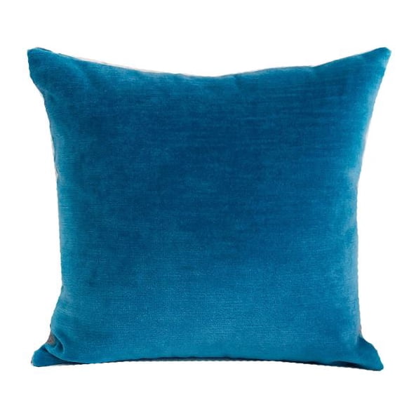 Plutus 20" x 20" Aqua Dulce Handmade Luxury Pillow in Teal