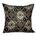 thumbnail image 1 of Plutus 20" x 20" Daliah Ice Chevron Luxury Outdoor Throw Pillow in Black, 1 of 3